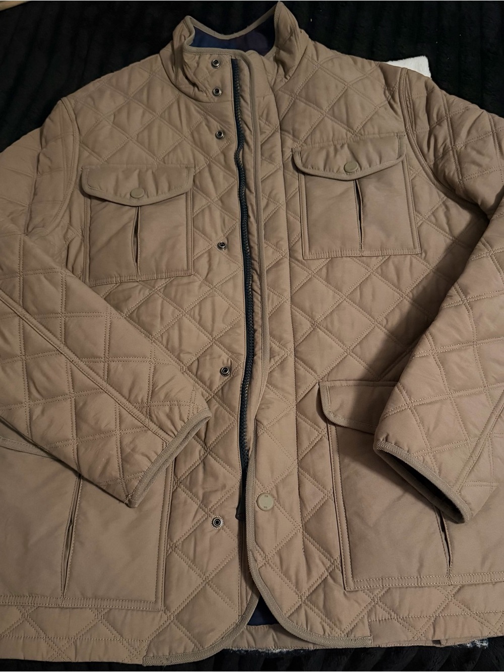 Tommy Hilfiger Quilted Field Jacket in Khaki